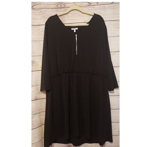 Maurices NWT 2x Black Knee Length Dress